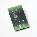 Close Up View Of The Control Panel For The Dynamic Martin 2 Person Full Spectrum Near Zero EMF FAR Infrared Indoor Sauna | DYN-6006-03 FS