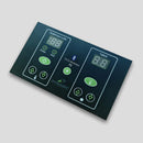 Close Up View Of The Control Panel For The Dynamic Vila Grande 4 Person Full Spectrum Nero Zero EMF FAR Infrared Indoor Sauna | DYN-6415-03 FS