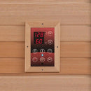 Close Up View Of The Control Panel For The Golden Designs Monaco 6-Person Near Zero EMF Indoor Sauna | GDI-6996-01