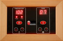 Close Up View Of The Control Panel For The Maxxus 2-Person Low EMF FAR Infrared Indoor Sauna | MX-K206-01