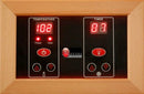 Close Up View Of The Control Panel For The Maxxus 3-Person Low EMF FAR Infrared Indoor Sauna | MX-K306-01