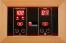 Close Up View Of The Control Panel For The Maxxus 4-Person Low EMF FAR Infrared Indoor Sauna | MX-K406-01-CED