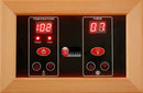 Close Up View Of The Control Panel For The Maxxus Seattle 2-Person Near Zero EMF FAR Infrared Indoor Sauna | MX-J206-01-ZF