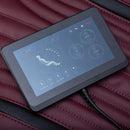 Close Up View Of The Control Panel For The Ogawa Master Drive DUO Massage Chair | OG-8900 Shown In The Black And Burgundy Color