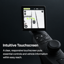 Close Up View Of The Control Touchscreen Of The STRUTT ev1 Smart Electric Mobility Vehicle