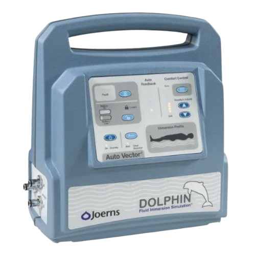 Close Up View Of The Control Unit For The Joerns Dolphin Fluid Immersion Simulation Low Profile Mattress System