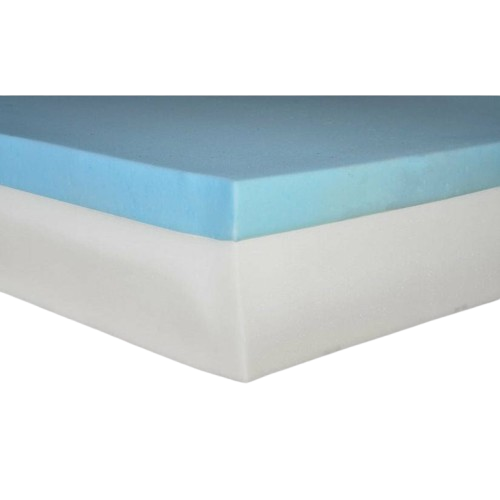 Close Up View Of The Corner Of The Flexabed Gel Memory Foam Mattress Highlighting The Mattress Material