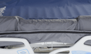 Close Up View Of The Cover For The Wellell Optima Turn Lateral Rotation Pressure Relief Mattress With Stretch Cover