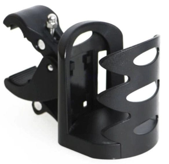 Close Up View Of The Cup Holder Accessory For The HandyScoot Lightweight Travel Mobility Scooter