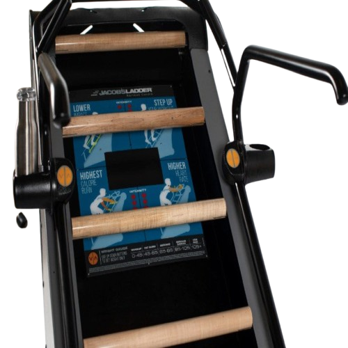 Close Up View Of The Display For The StairMaster Jacob's Ladder X Stair Climber