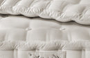 Close Up View Of The Eurolux Prive: The 10-Layer Luxury Mattress Crafted By Masters And The Optional Mattress Topper