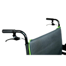 Close Up View Of The Feather Heavy Duty Wheelchair Push Handles