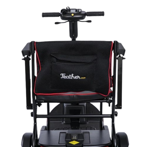 Close Up Rear View Of The Feather Mobility Scooter
