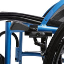 Close Up View Of The Frame For The Strongback 24 Flip Back Arms Ultra-Lightweight Wheelchair