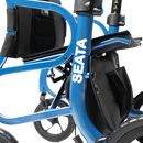 Close Up View Of The Frame For The Strongback Mobility SEATA Rollator
