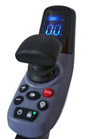 Close Up View Of The Golden Technologies Ally Sport Omnidirectional Electric Wheelchair Joystick