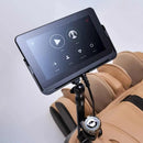 Close Up View Of The Handheld Control Panel On The Ogawa Master Drive AI 2.0 Massage Chair | OG-8801 Shown In The Dark Brown And Sand Color