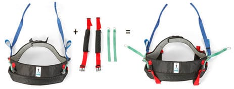 Close Up View Of The Harness Belt For The TR Equipment Gate Bure Rise & Go