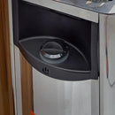 Close Up View Of The Harvia Heater Knob In The Golden Designs Loviisa 3-Person Hybrid Outdoor Sauna | GDI-8523-01