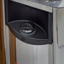 Close Up View Of The Harvia Heater Knob Inside The Golden Designs Vorarlberg 5-Person Outdoor Sauna | GDI-8105-01