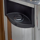 Close Up View Of The Harvia Heater Knob Inside The Golden Designs Carinthia 3-Person Hybrid Outdoor Sauna | GDI-8123-01