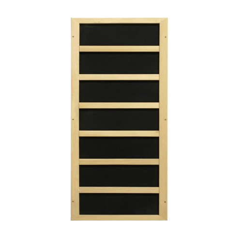 Close Up View Of The Heating Panel For The Dynamic Gracia 2 Person Ultra Low EMF FAR Infrared Indoor Sauna | DYN-6119-01 Elite
