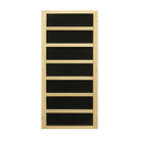 Close Up View Of The Heating Panel For The Dynamic Gracia 2 Person Ultra Low EMF FAR Infrared Indoor Sauna | DYN-6119-01 Elite