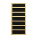 Close Up View Of The Heating Panel For The Dynamic Serena 2 Person Full Spectrum Infrared Indoor Sauna | DYN-6229-03 FS