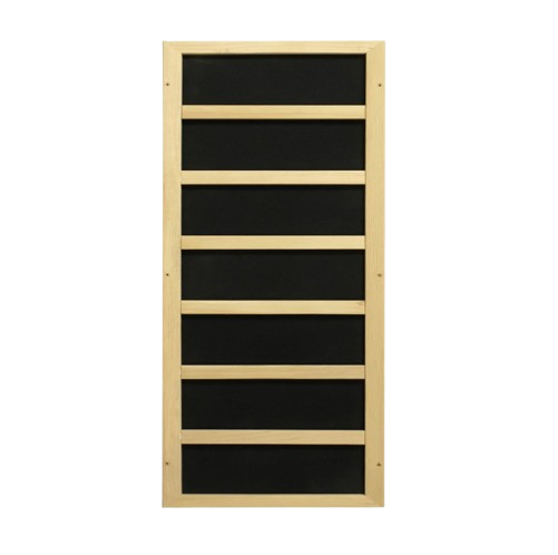 Close Up View Of The Heating Panel For The Dynamic Serena 2 Person Ultra Low EMF FAR Infrared Indoor Sauna | DYN-6229-01 Elite