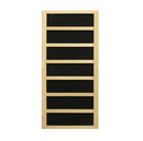 Close Up View Of The Heating Panel For The Dynamic Serena 2 Person Ultra Low EMF FAR Infrared Indoor Sauna | DYN-6229-01 Elite