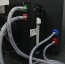 Close Up View Of The In And Out Connections Going In The Tub And Chiller For The Dynamic Cuboid Cold Plunge Tub
