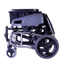 Close Up View Of The Karman VIP2-TR Tilt-In-Space Transport Wheelchair In The Folded Position