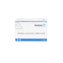 Close Up View Of The Large Size Box Of The Dynarex Sterile Alcohol Prep Pads
