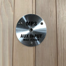 Close Up View Of The MP3 Input For The Dynamic Gracia 2 Person Ultra Low EMF FAR Infrared Indoor Sauna | DYN-6119-01 Elite