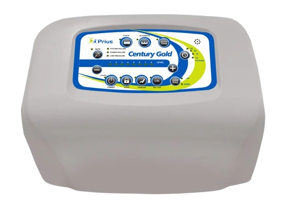 Close Up View Of The Master Control Unit For The Prius Century Gold Low Air Loss Alternating Pressure Mattress System