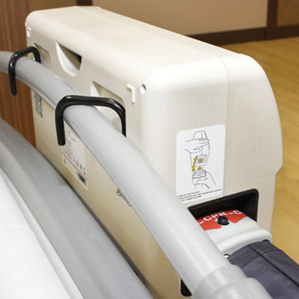 Close Up View Of The Master Control Unit With Bracket Attachment For The Prius Rhythm Multi Mattress System