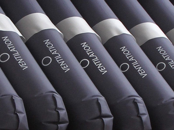 Close Up View Of The Mattress Cells For The Proactive Medical Protekt Aire 8600AB Low Air Loss/Alternating Pressure Bariatric Mattress System With "Raised Side Air Bolsters" 
