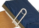 Close Up View Of The Med Mizer AllCare AC-C Ultra Low Adjustable Bed Pivoting Assist Bar Set