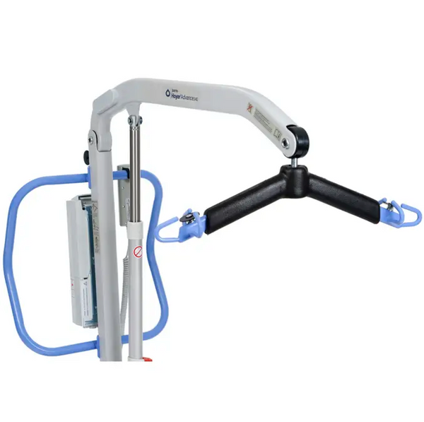 Close Up View Of The Neck Portion Of The Joerns Hoyer Advance-E Portable Electric Professional Patient Lift