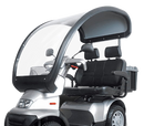 Close Up View Of The Optional Canopy For The AFIKIM Afiscooter S4 Scooter