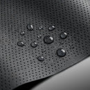 Close Up View Of The Paiseec L5 Mobility Scooter Fabric With Water Droplets Demonstrating Its Water Resistance