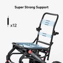 Close Up View Of The Paiseec Q3 Lightweight Electric Wheelchair Super Strong Support Frame