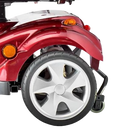 Close Up View Of The Rear Left Side Wheel For The FreeRiderUSA FR 510F II Mobility Scooter