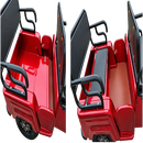 Close Up View Of The Rear Seat Of The Pushpak Motors-Pushpak 6000 Two-Person Electric Scooter