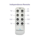 Close Up View Of The Remote Control For The Customatic Sleep Technologies Independence Rotating Bed