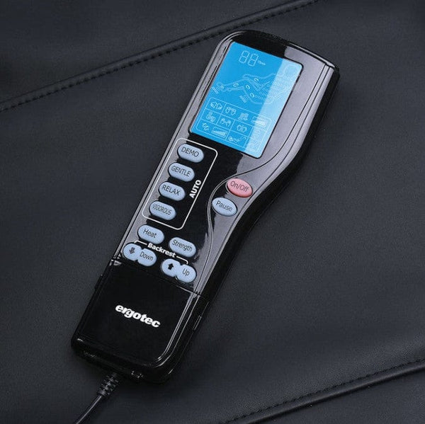 Close Up View Of The Remote Control For The Ergotec Mercury Massage Chair | ET-100