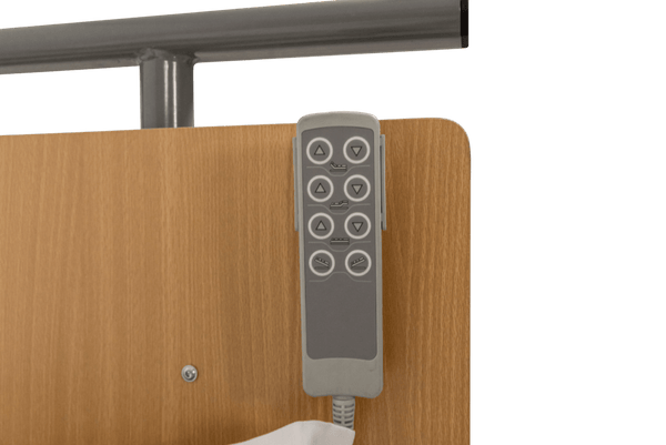 Close Up View Of The Remote Control For The Prius Descend Ultra-Low Adjustable Floor Bed