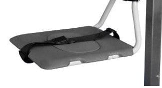 Close Up View Of The Seat For The TR Equipment Mobile Bath Chair Lift TR9650