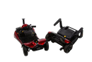 Close Up View Of The Shoprider Dasher 4 Mobility Scooter Shown Disassembled