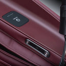 Close Up View Of The Side Arm USB C Port For The Ogawa Master Drive DUO Massage Chair | OG-8900 Shown In The Black And Burgundy Color